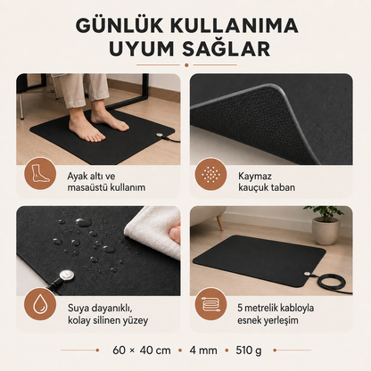 Topraya Topraklama Matı 60×40 cm
